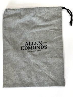 Allen Edmonds Double Dust Bag Grey Flannel For Shoes Single Opening Shoe Duster